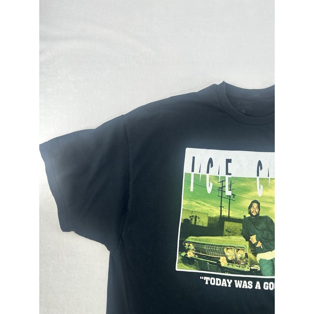 Ice Cube Graphic T Shirt Men's 2XL Black Rap Tee Hip Hop Streetwear - Picture 6 of 11